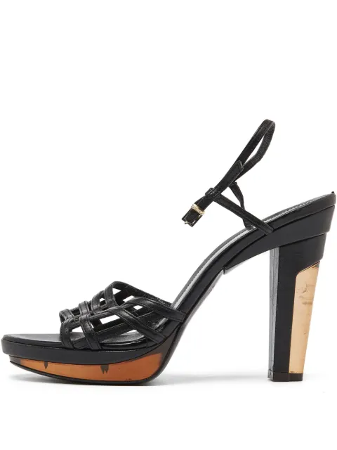 Fendi Pre-Owned sandalias con tiras y plataforma de 110mm