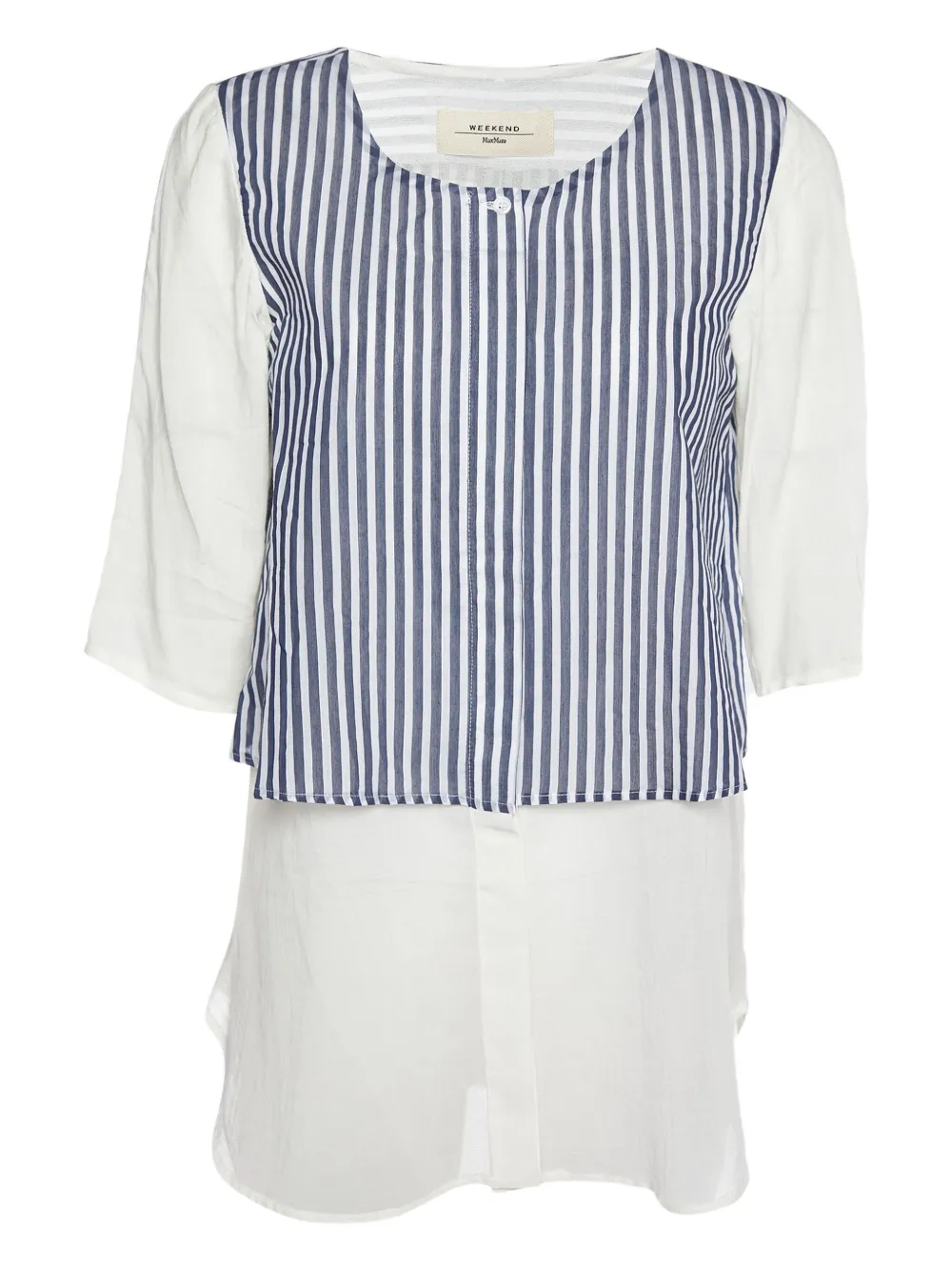 Weekend Max Mara striped button-down shirt | White | Image 1