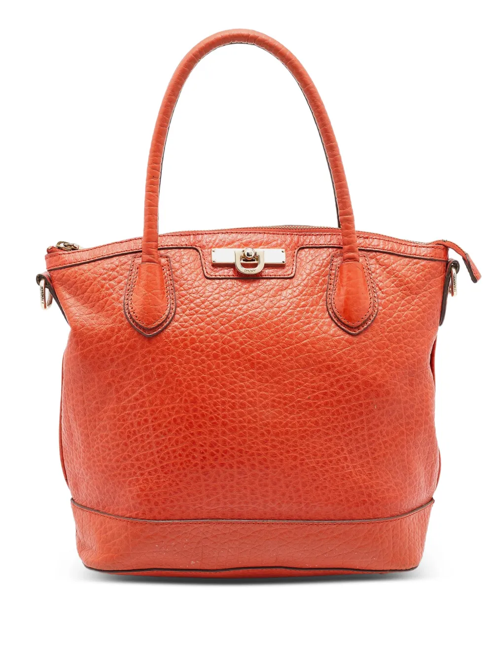 DKNY Vintage leather tote bag | Orange | Image 1