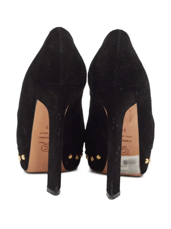 Alexander McQueen Pre-Owned 110mm stud-embellished peep-toe Pumps