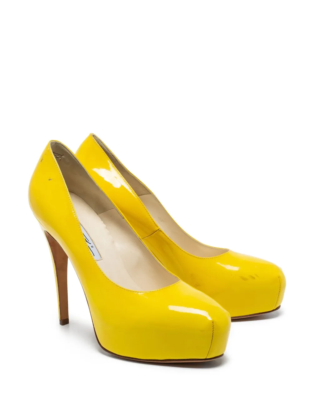 Brian Atwood platåpumps i lackat läder 130 mm | Image 2