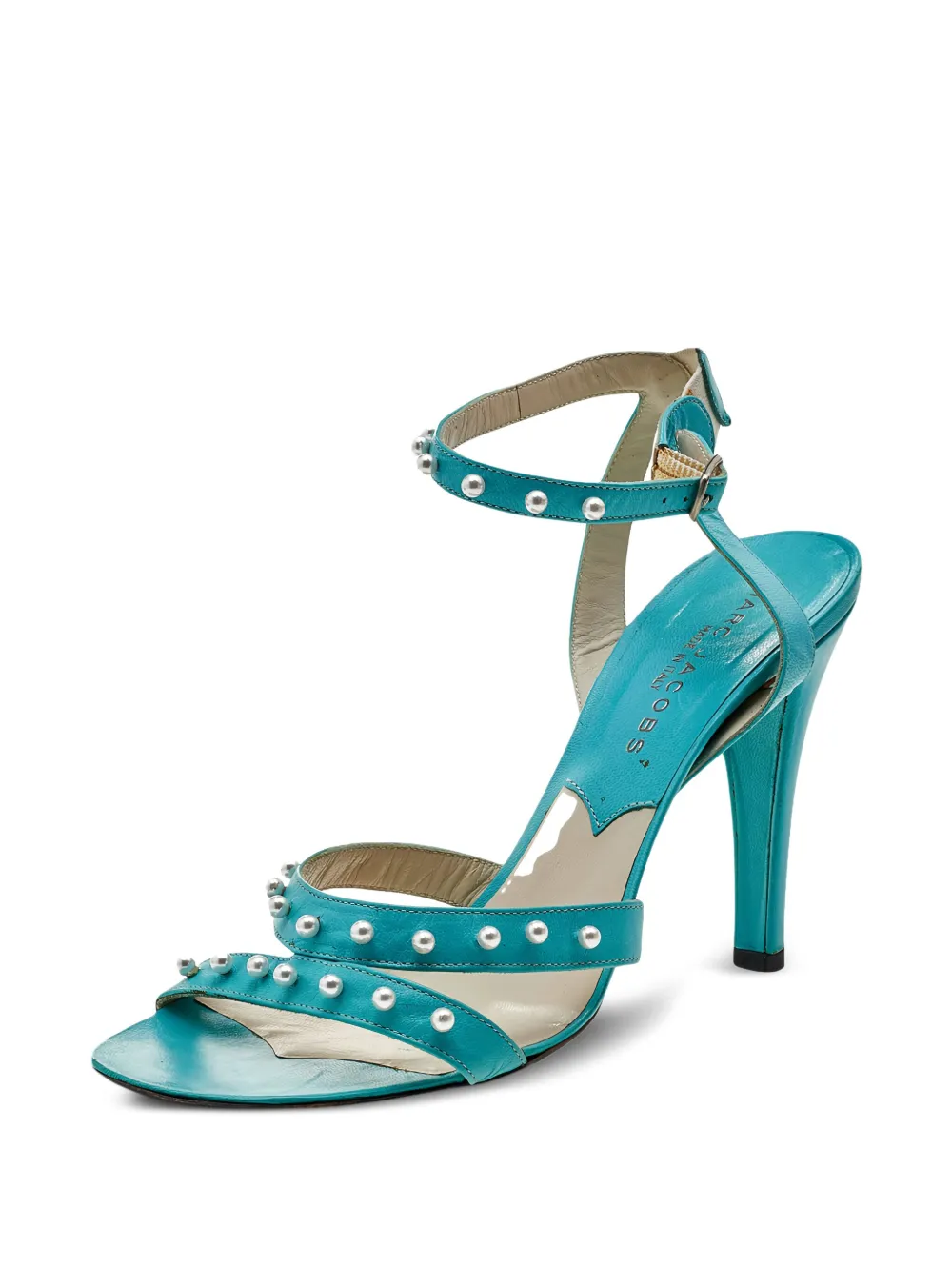 Marc Jacobs Vintage Pre-owned 105mm pearl-embellished stiletto sandals | Image 2