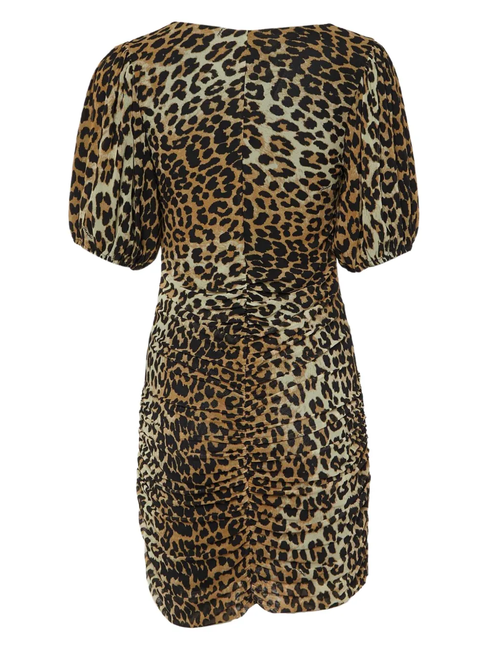 GANNI Pre-owned jurk met luipaardprint - Bruin