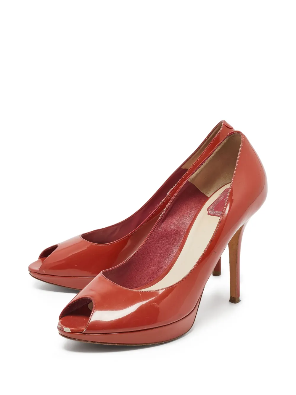 Christian Dior Pre-Owned 150 mm Miss Dior pumps - Oranje