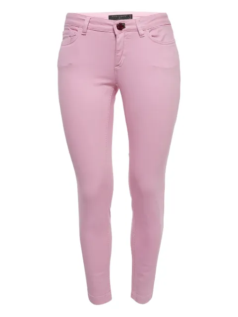 Dolce & Gabbana Pre-Owned logo-patch jeans