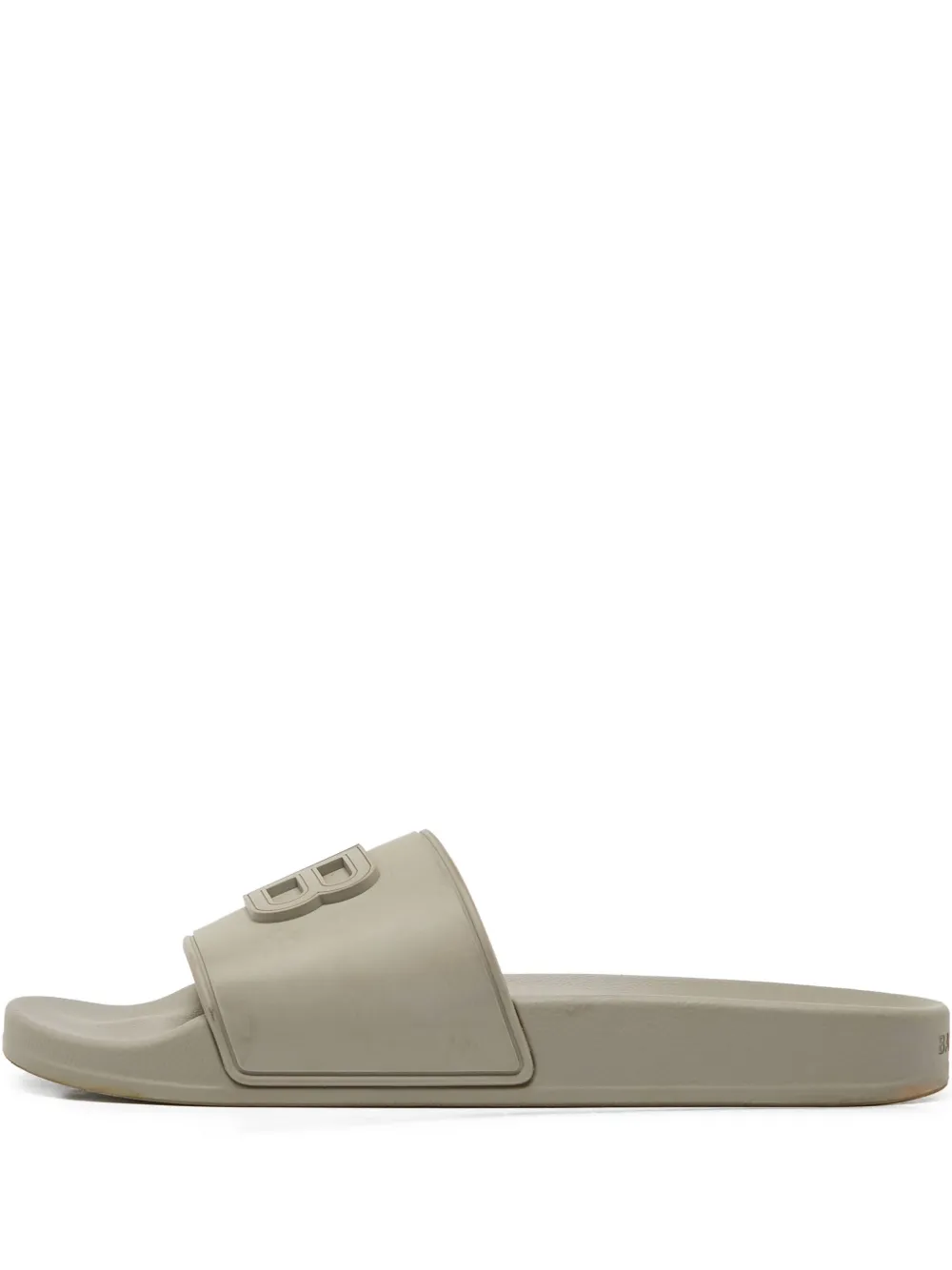 Balenciaga Pre-Owned logo-embossed slides | Neutrals | Image 1