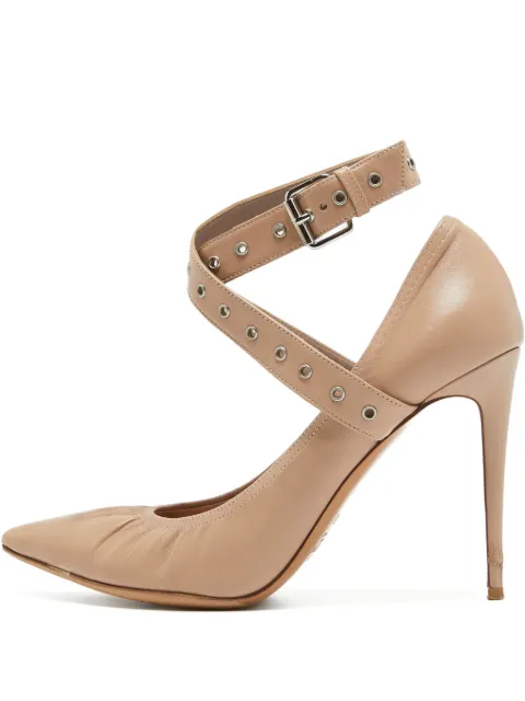 Valentino Garavani Pre-Owned 110mm eyelet-detail pumps