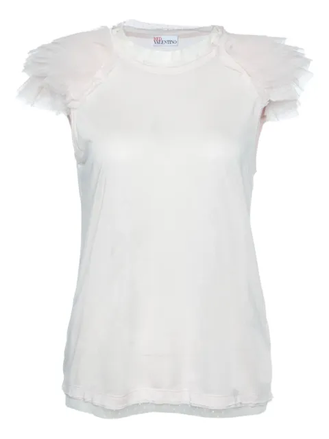 Valentino Pre-Owned ruffle-detail T-shirt