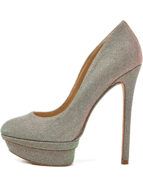 Brian Atwood 145mm lurex pumps