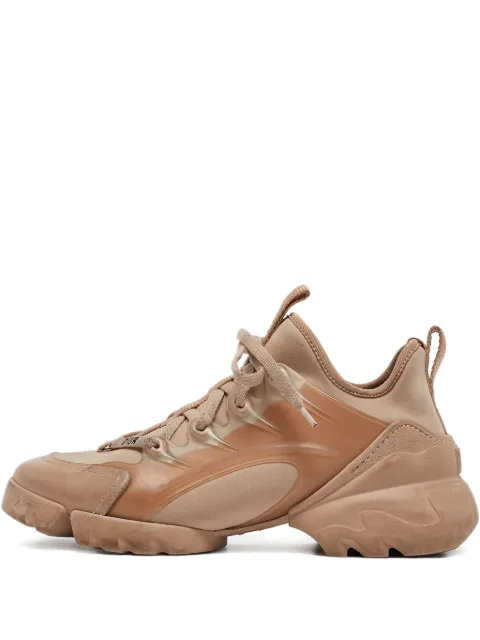 Christian Dior Pre-Owned leather lace-up sneakers