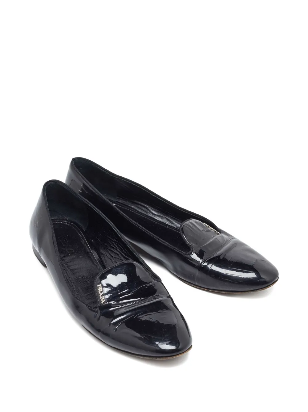 Prada Pre-Owned patent-leather loafers | Pre-Owned | Image 2