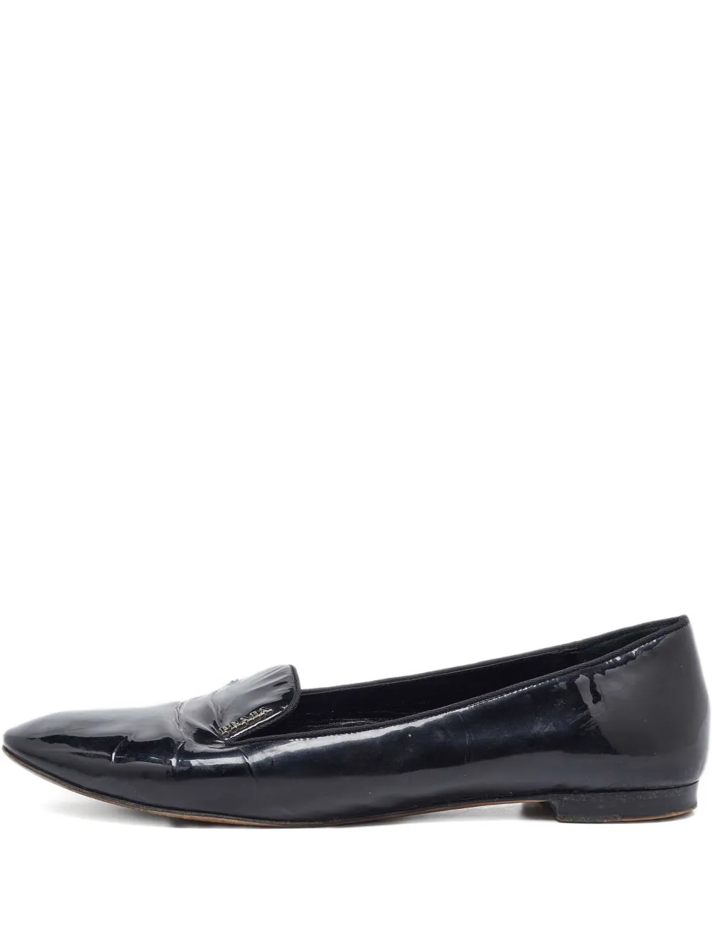 Prada Pre-Owned patent-leather loafers | Black | Image 1