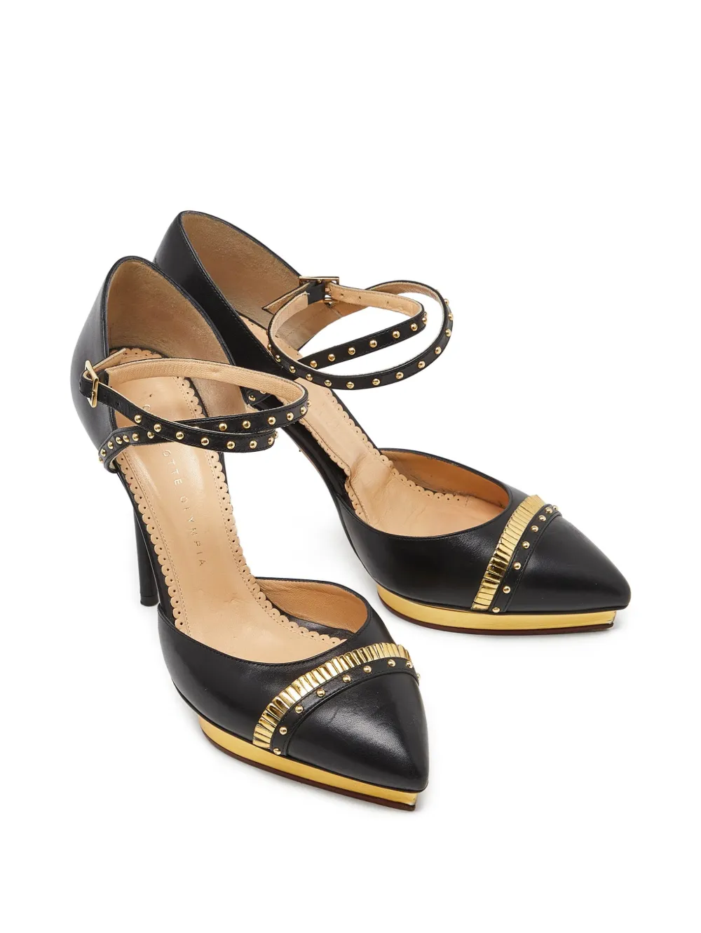Charlotte Olympia pre-owned 110mm studded pumps | Image 2
