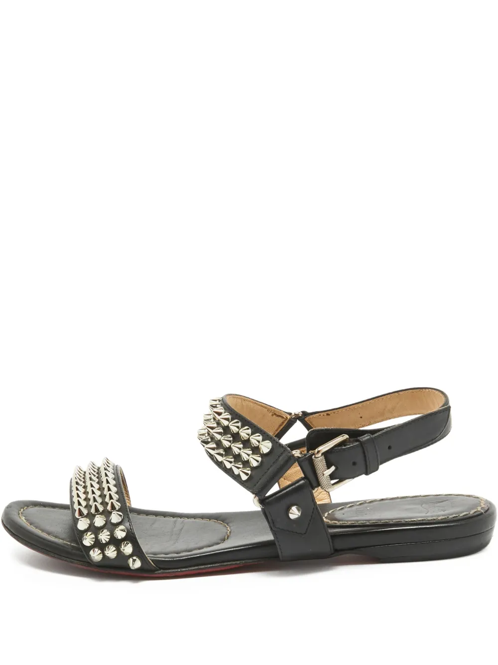 Christian Louboutin Pre-Owned spike-stud sandals | negro | Image 1