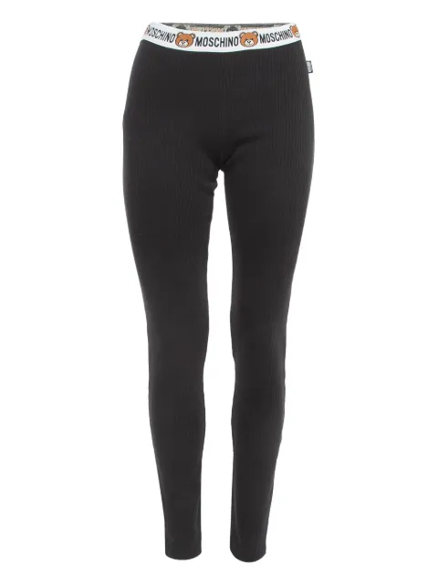 Moschino Pre-Owned logo-waistband leggings