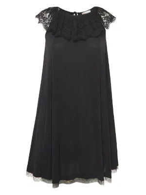 Cecilie Bahnsen Uki Pleated Midi Dress | Black | FARFETCH
