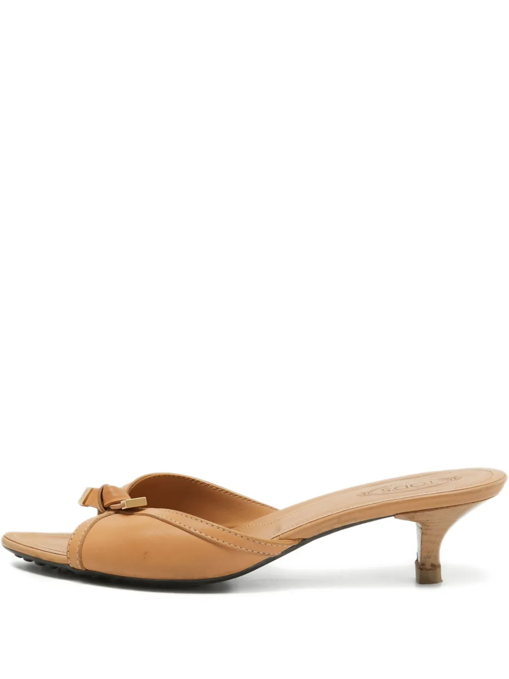 Tod's Vintage 60mm knot-detail sandals | Neutrals | Image 1