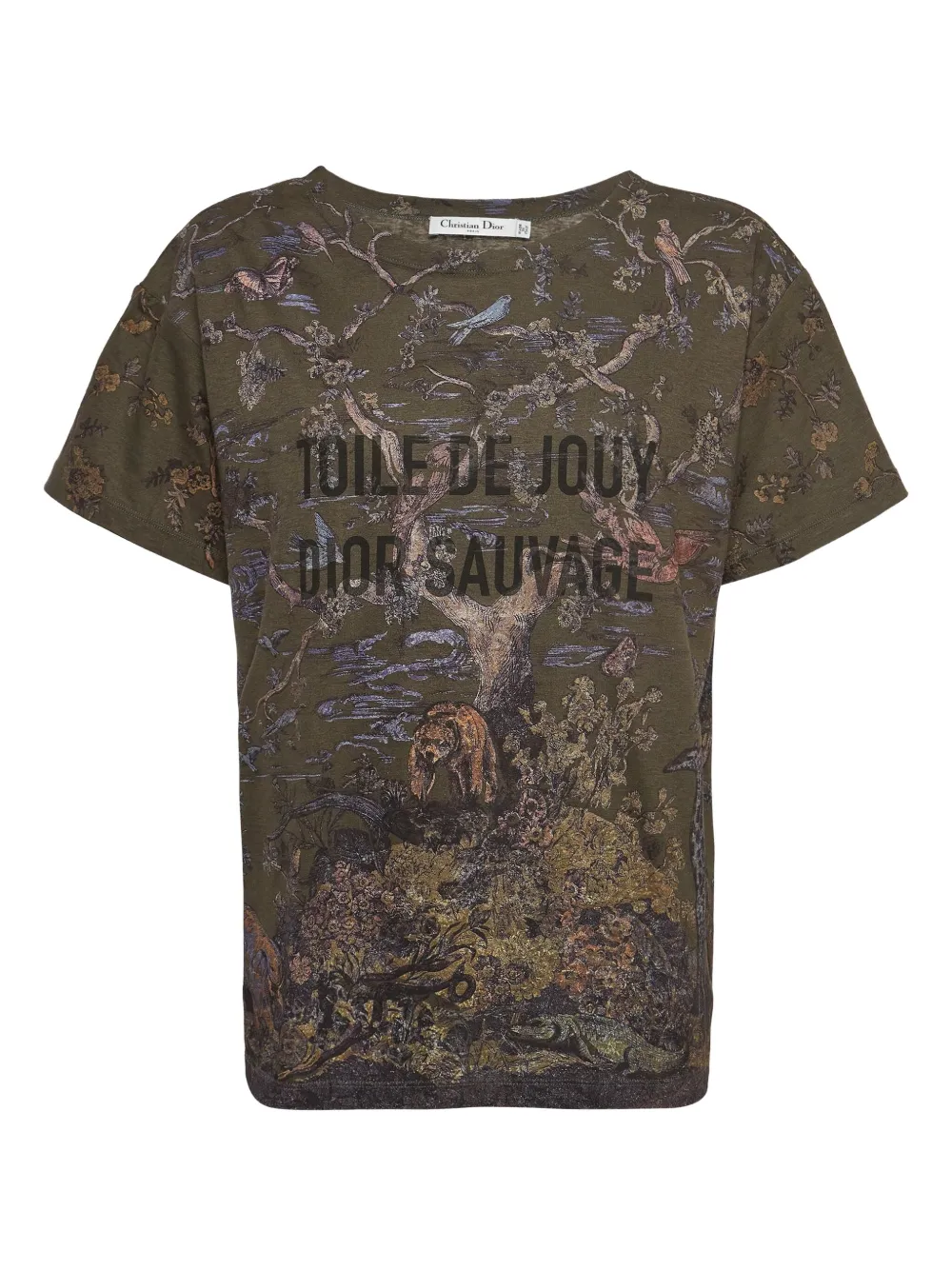 Christian Dior Pre-Owned トワルドジュイ Tシャツ - グリーン Christian Dior Pre-Owned トワルドジュイ Tシャツ - グリーン