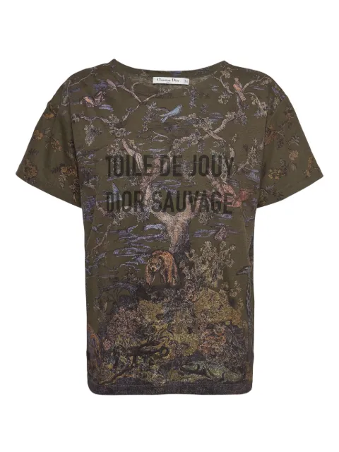 Christian Dior Pre-Owned Toile de Jouy T-shirt