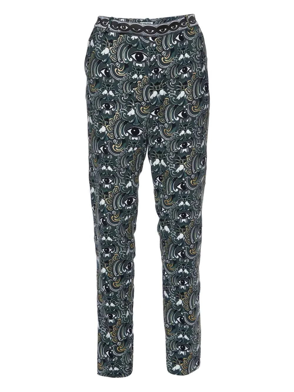 Kenzo Pre-Owned patterned trousers | Green | Image 1