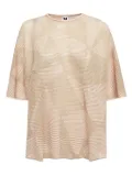 Missoni Pre-Owned metallic-threading t-shirt - Neutrals
