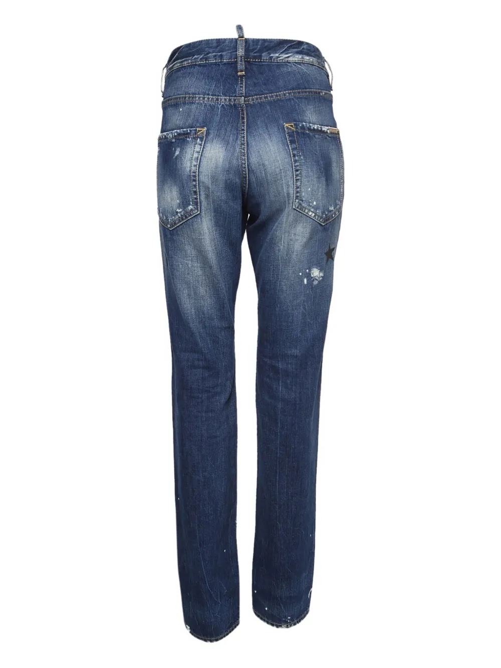 DSQUARED2 jean droit à effet usé | Image 2