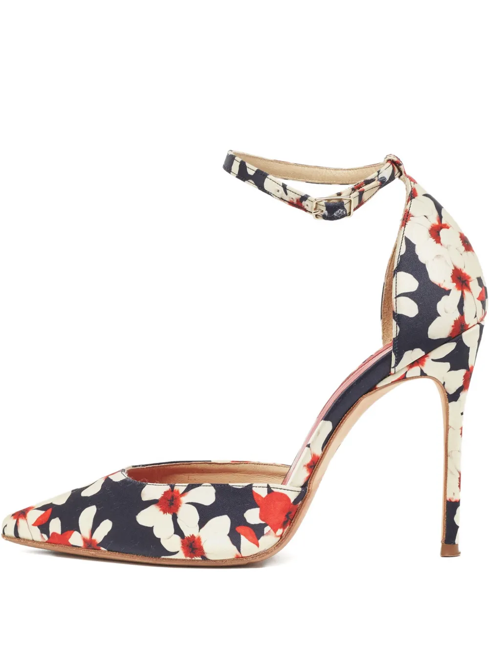 Carolina Herrera Vintage pre-owned floral-print pumps | Blue | Image 1