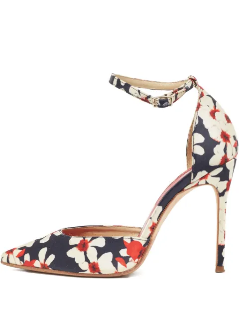 Carolina Herrera Vintage pre-owned floral-print pumps