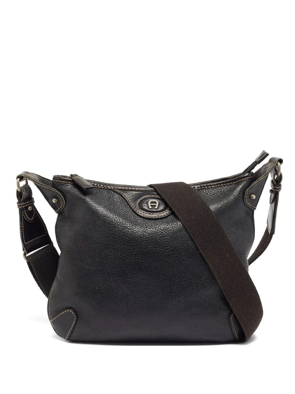 Aigner Vintage leather shoulder bag | Black | Image 1