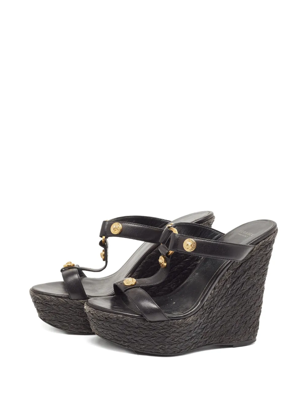 Versace Pre-Owned 130mm leather heeled sandals | Image 2
