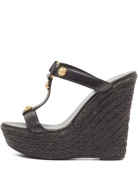 Versace Pre-Owned 130mm leather heeled sandals
