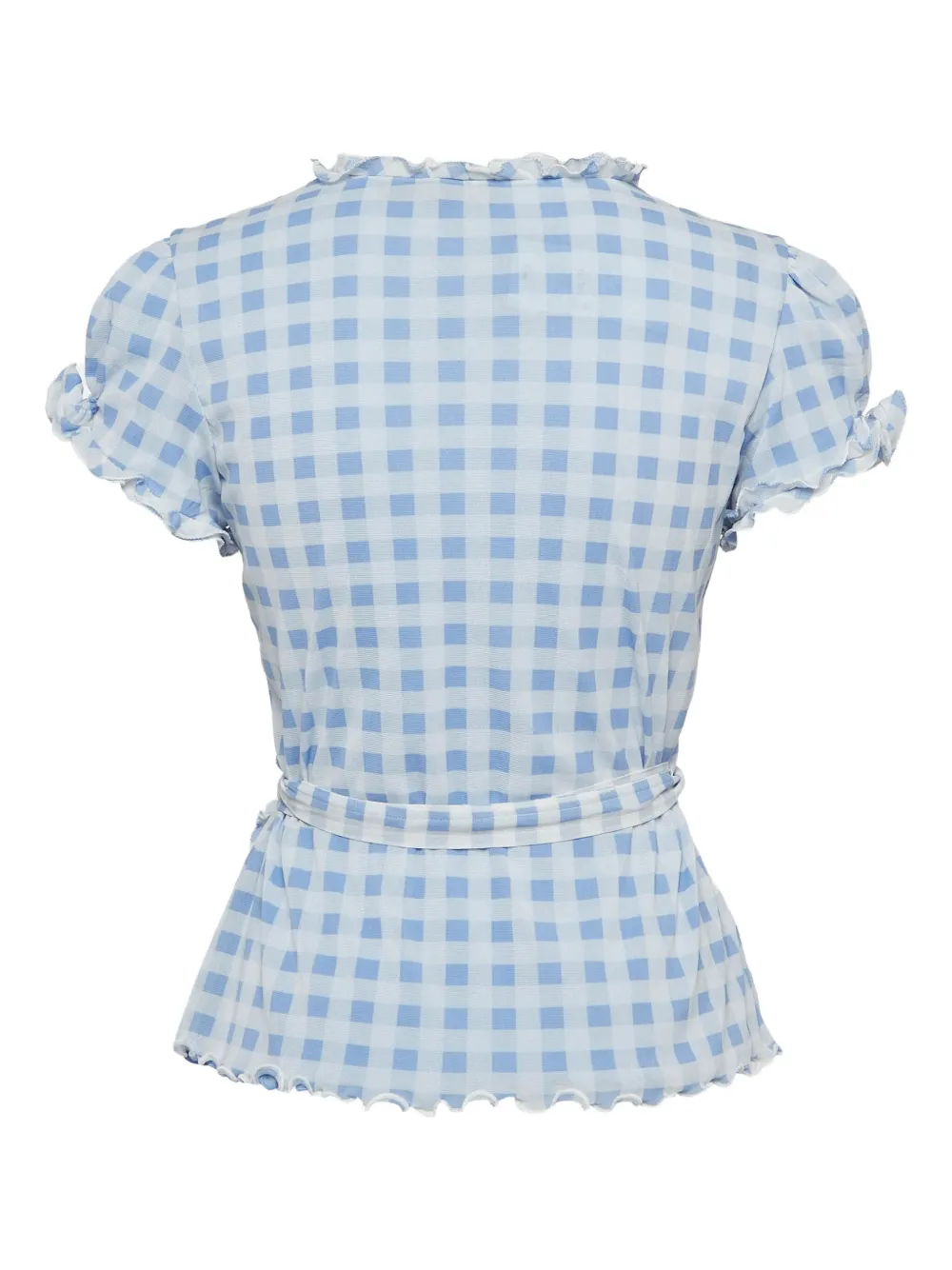 Polo Ralph Lauren Vintage pre-owned checked ruffle-detail top | Image 2