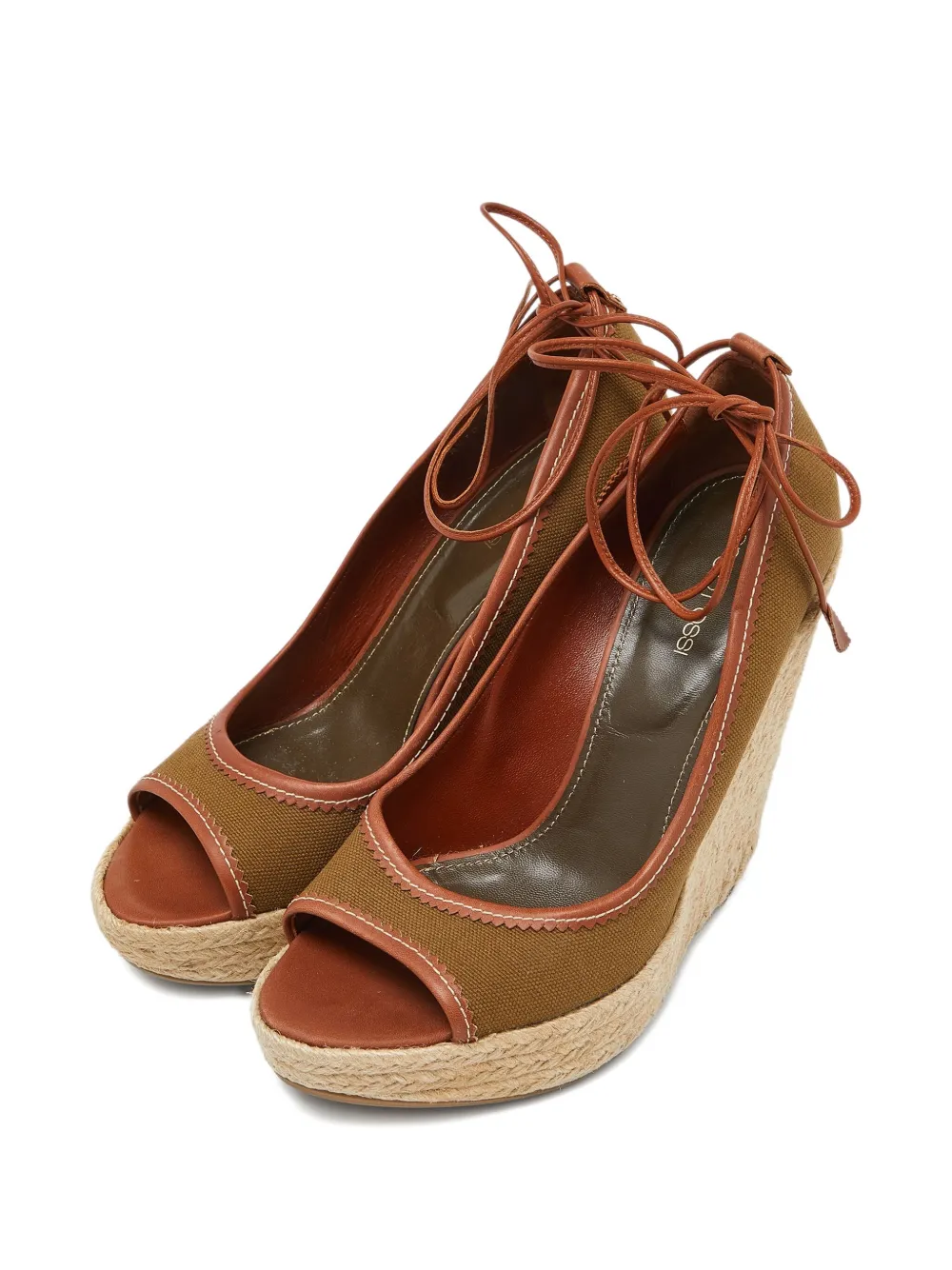 Sergio Rossi Vintage espadrille wedge sandals | Image 2