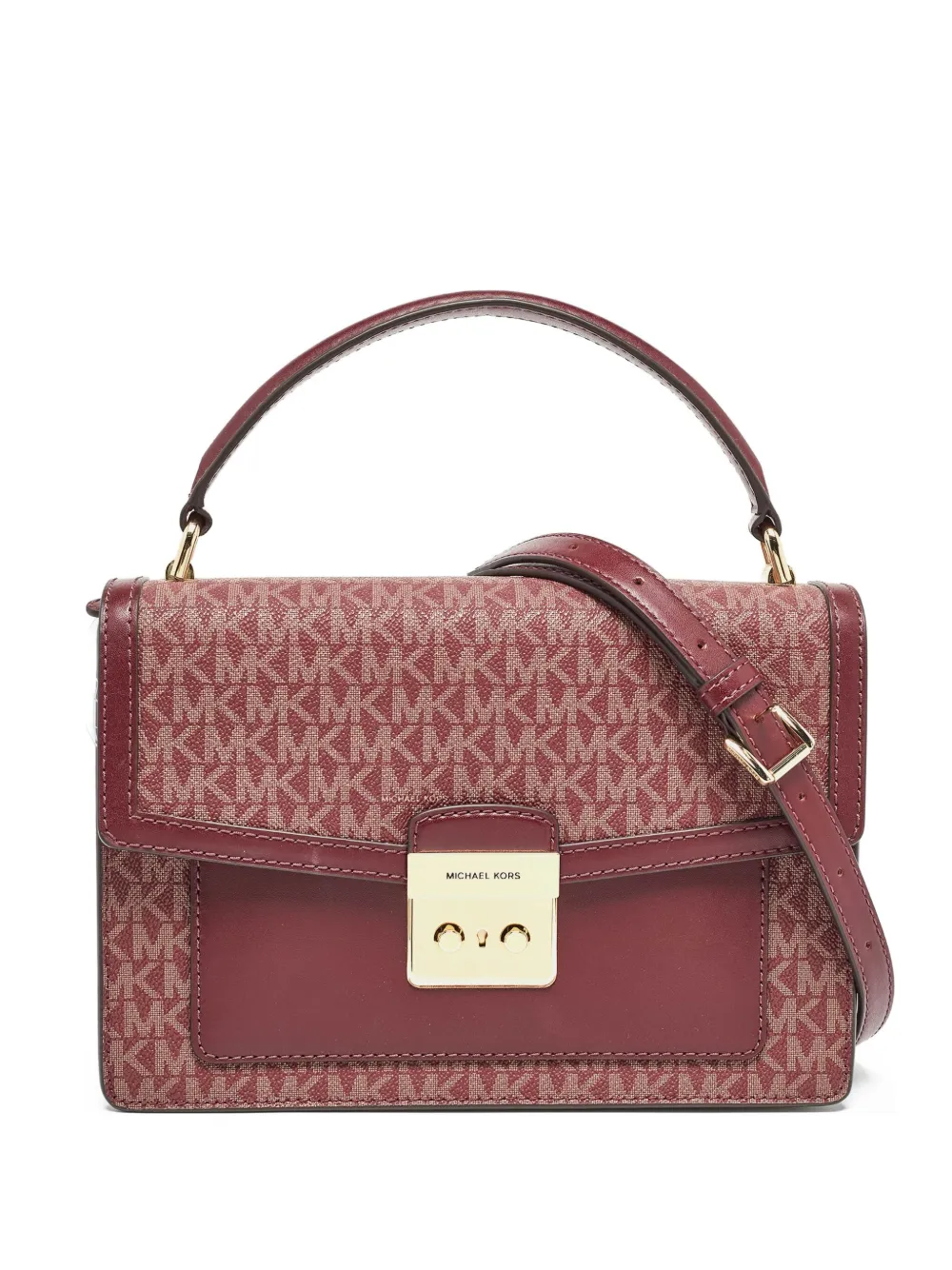 Michael Kors Vintage モノグラム ショルダーバッグ - レッド Michael Kors Vintage モノグラム ショルダーバッグ - レッド