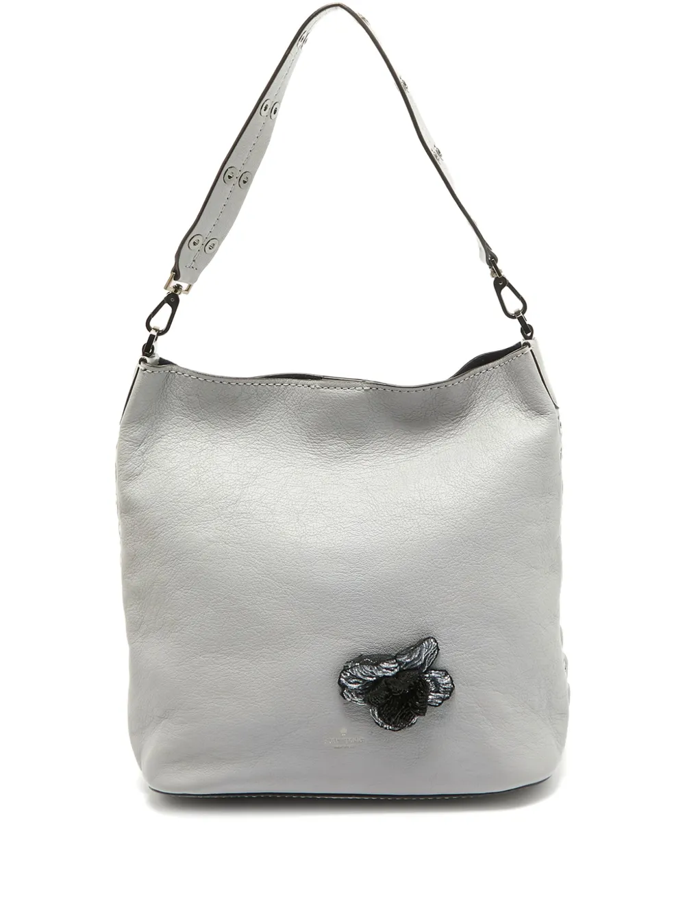 Kate Spade sac porté épaule à fleurs appliquées | gris | Image 1