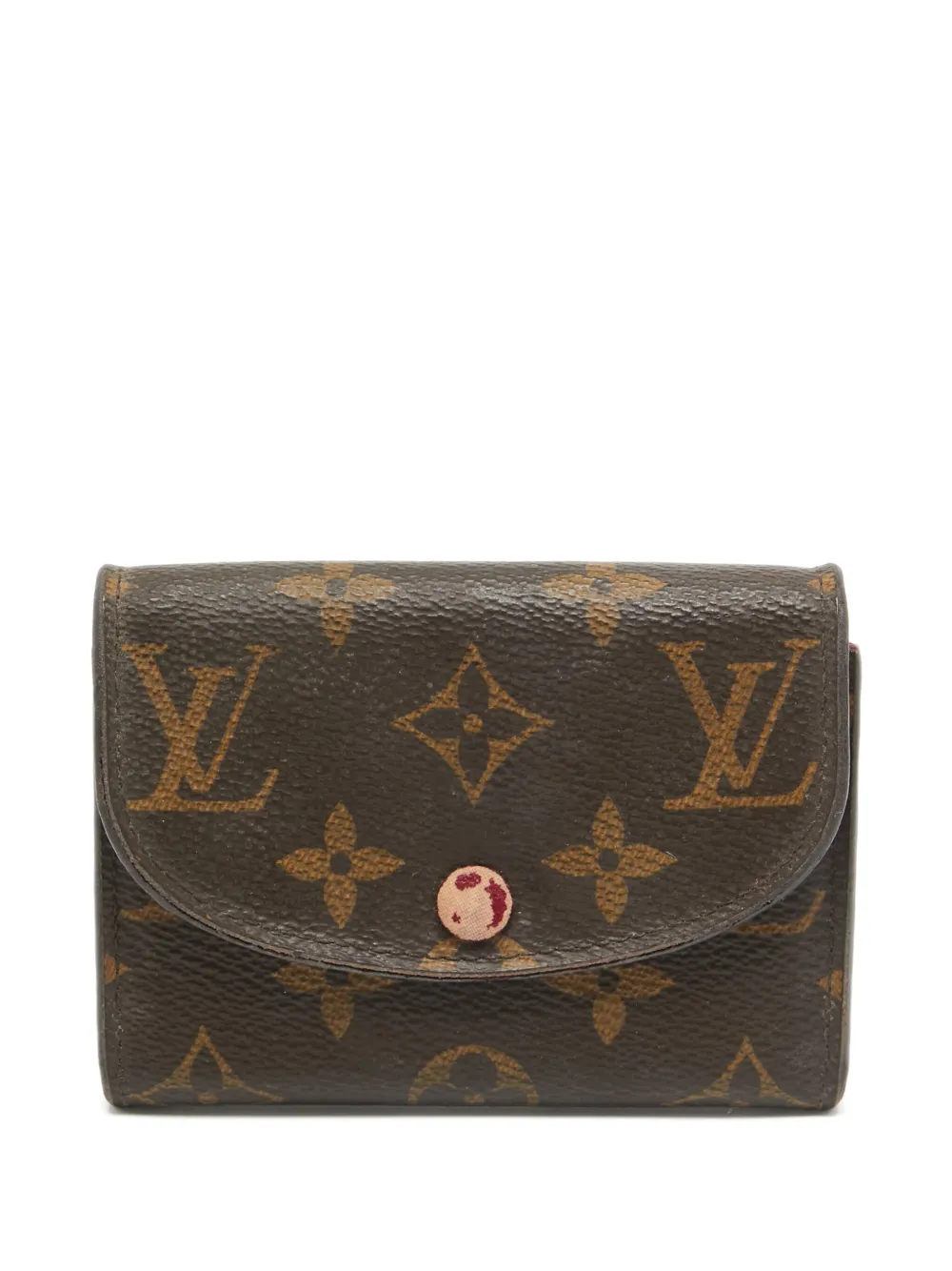 Pre-owned Louis Vuitton Rosalie Monogram Canvas Flap Wallet