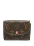 Louis Vuitton Pre-Owned Rosalie Monogram canvas flap wallet - Brown