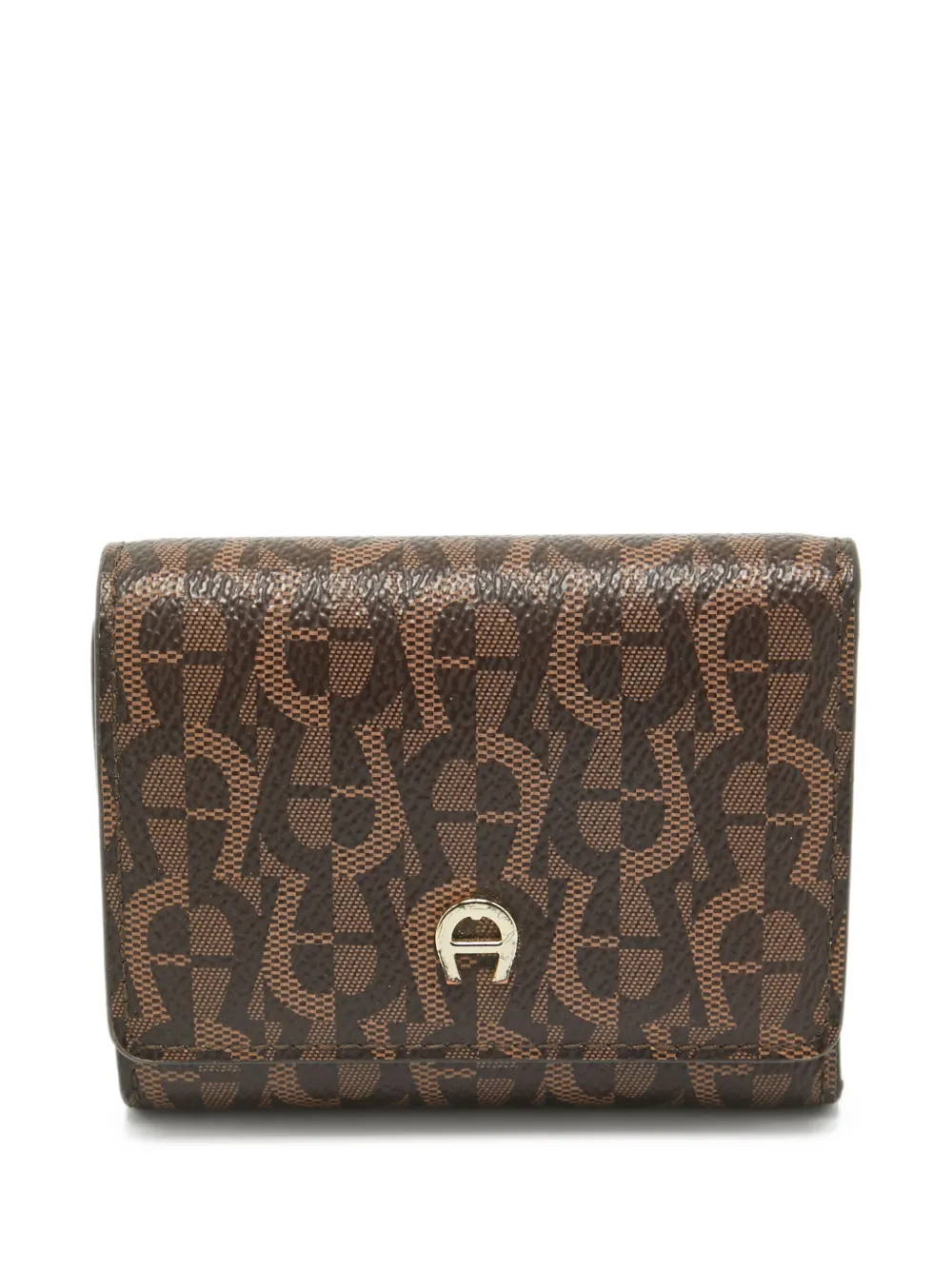 Aigner Vintage monogram-print wallet | Brown | Image 1