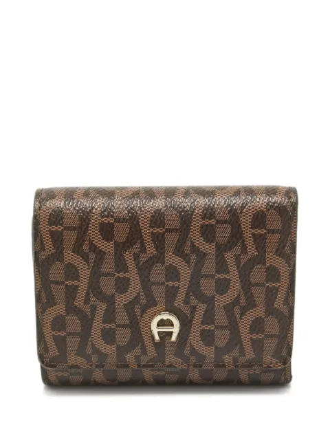 Aigner Vintage monogram-print wallet