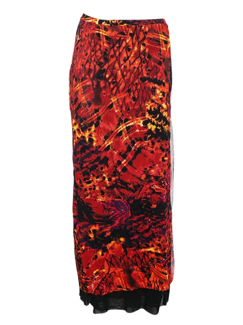 Kenzo Pre-Owned falda larga con estampado floral