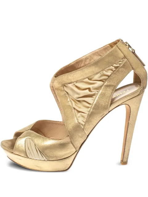 Fendi Pre-Owned 125mm leather sandals