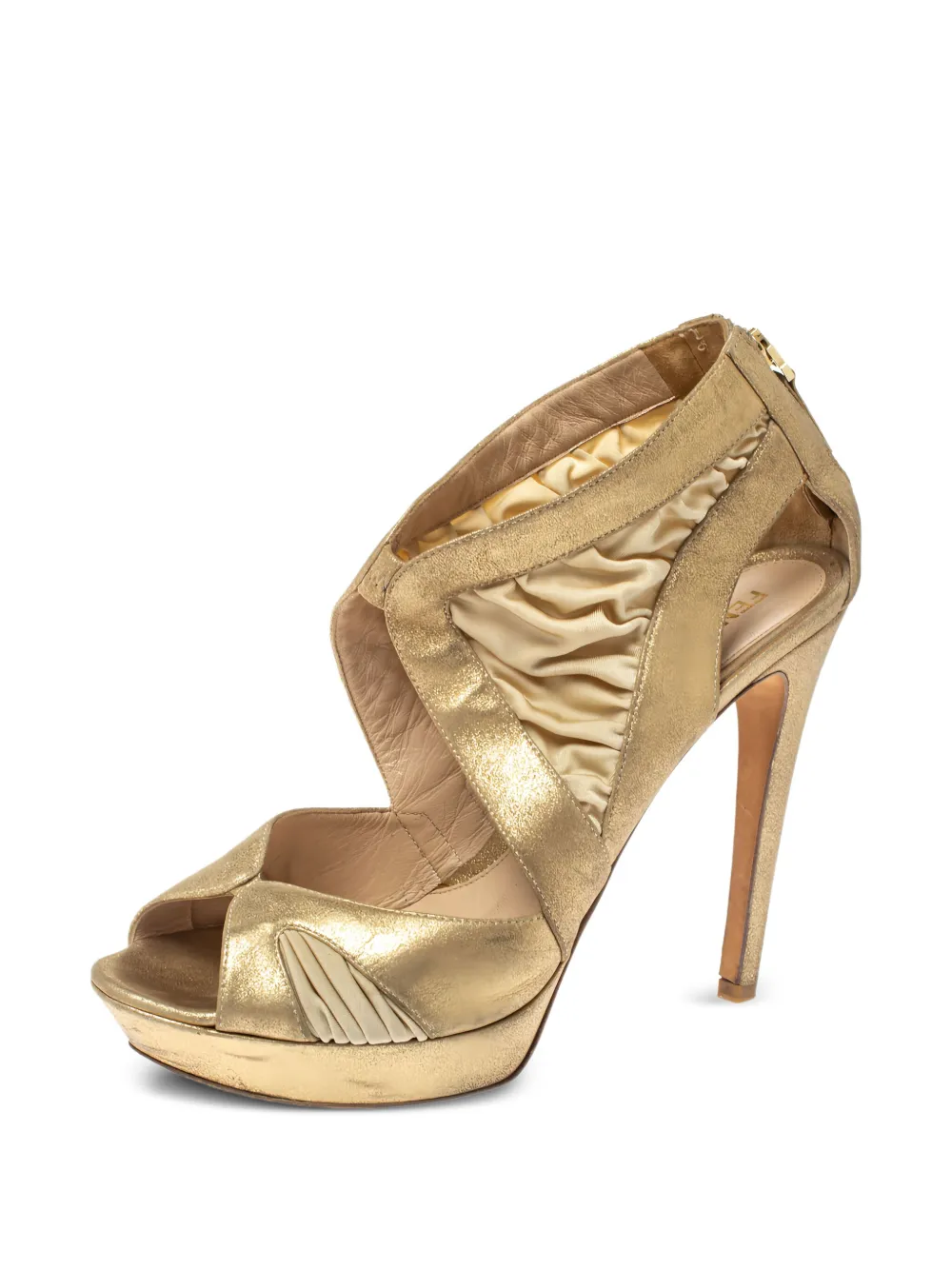 Fendi Pre-Owned 125mm leather sandals | Image 2