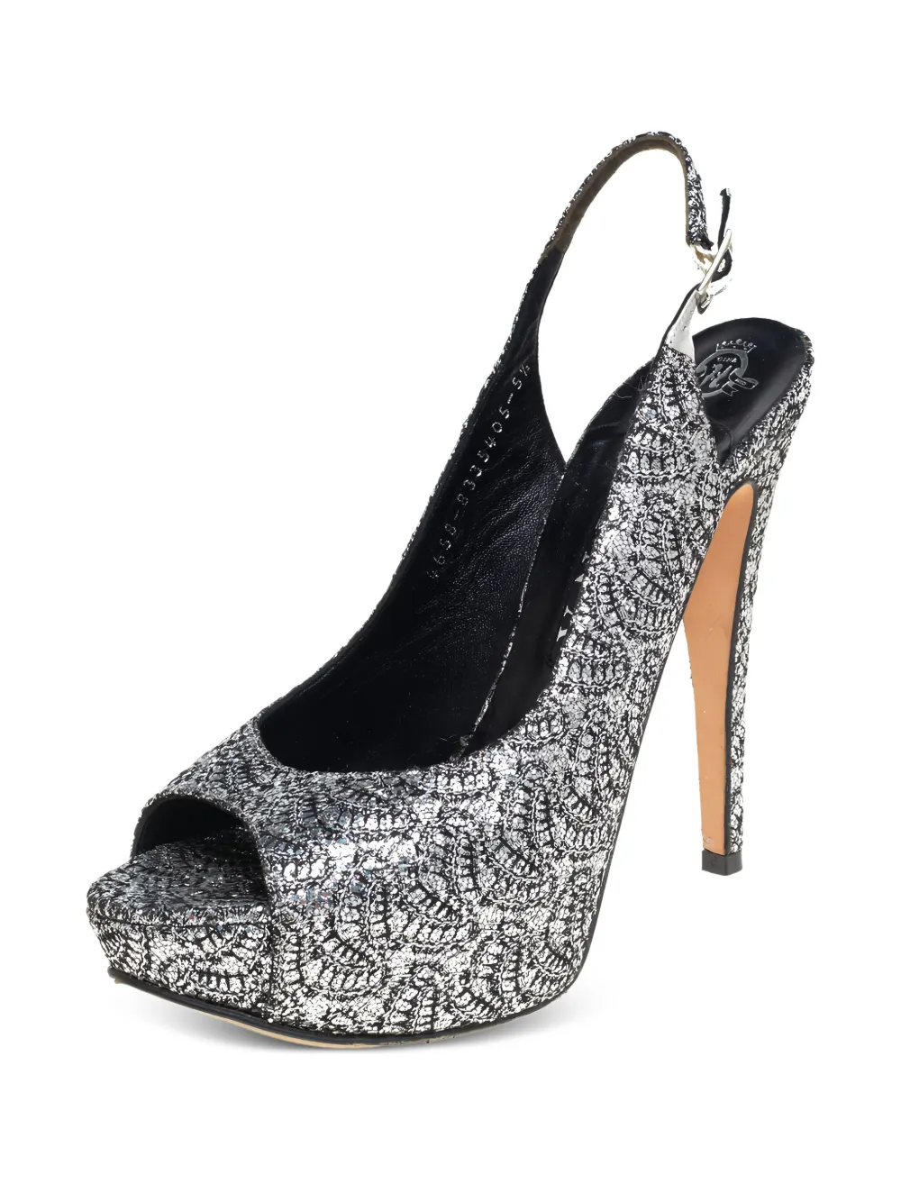 Gina Pre-Owned 130mm leather heeled sandals | Image 2