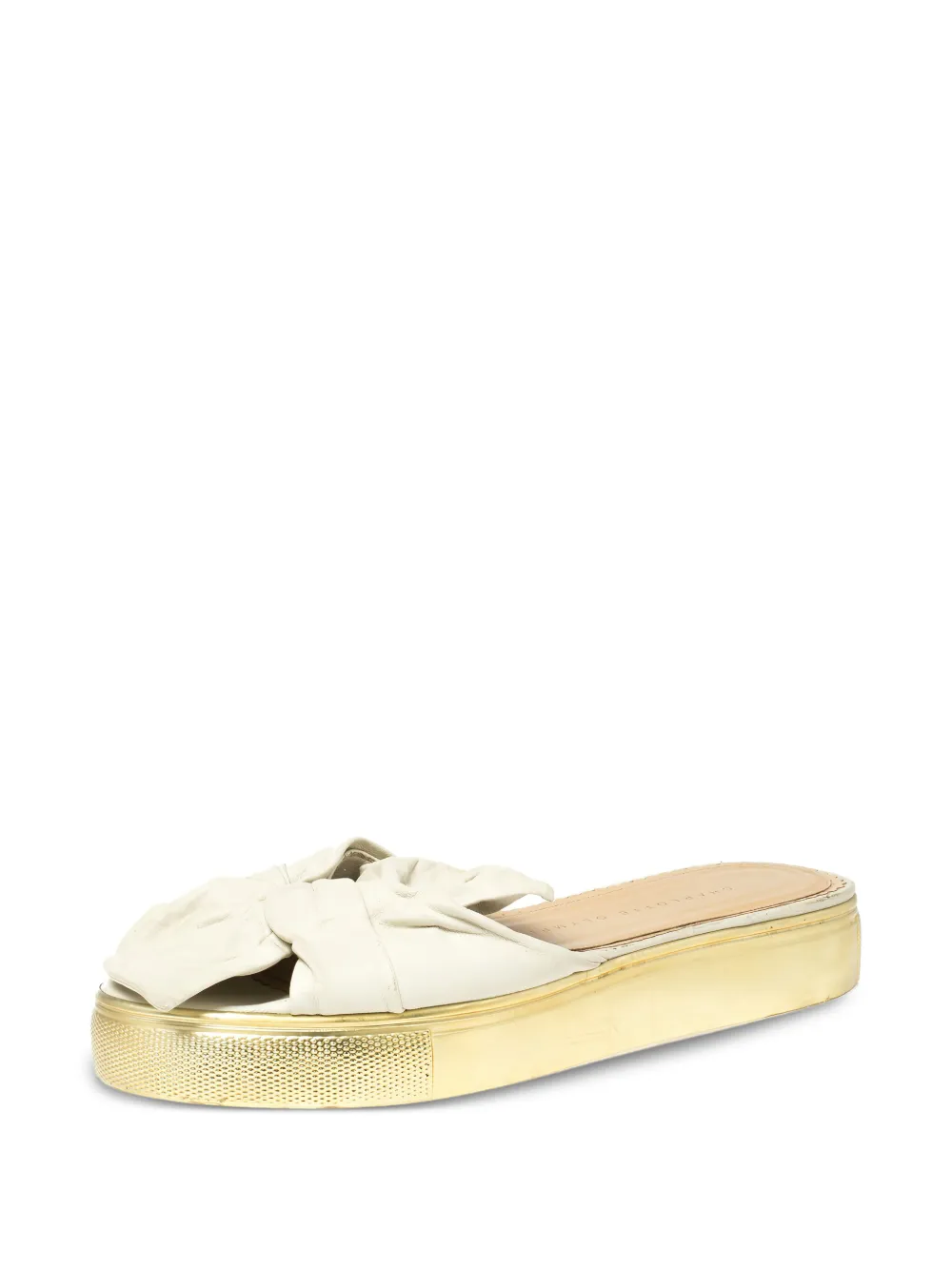 Charlotte Olympia pre-owned 35mm bow-detail sandals | Image 2