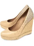 Ferragamo Pre-Owned 2024 120mm studded pumps - Neutrals