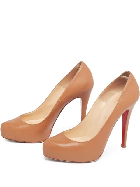 Christian Louboutin Pre-Owned 115mm leather platform pumps