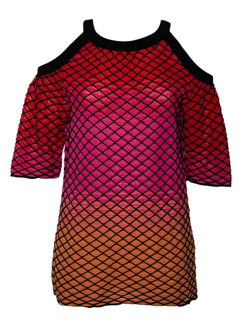 Missoni Pre-Owned diamond-pattern open-shoulder top