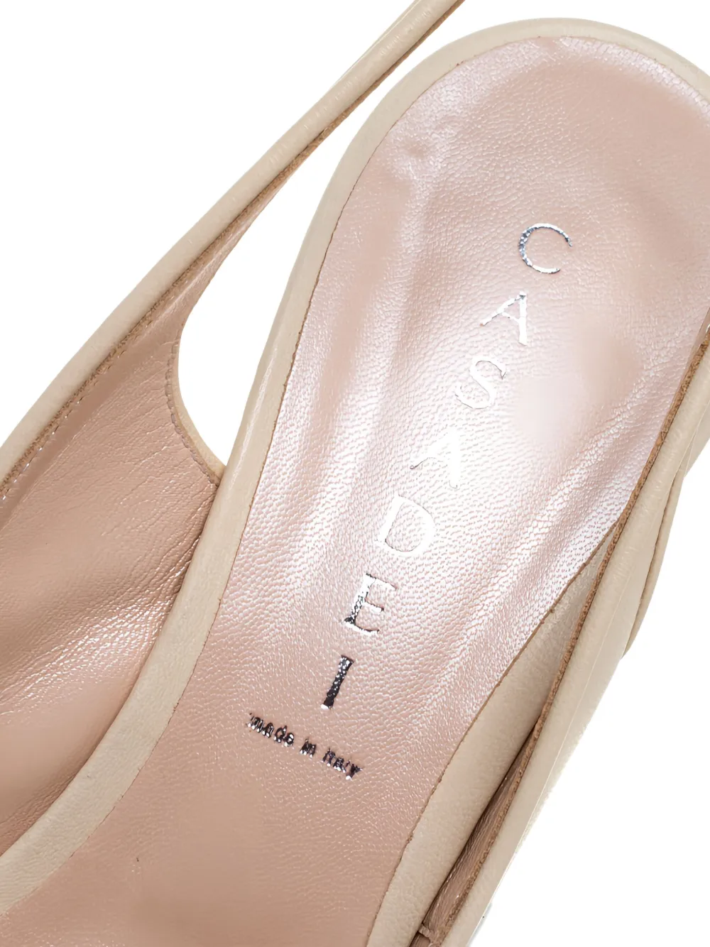 Pre-owned Casadei Vintage 2024 140mm Platform Sandals In Neutral