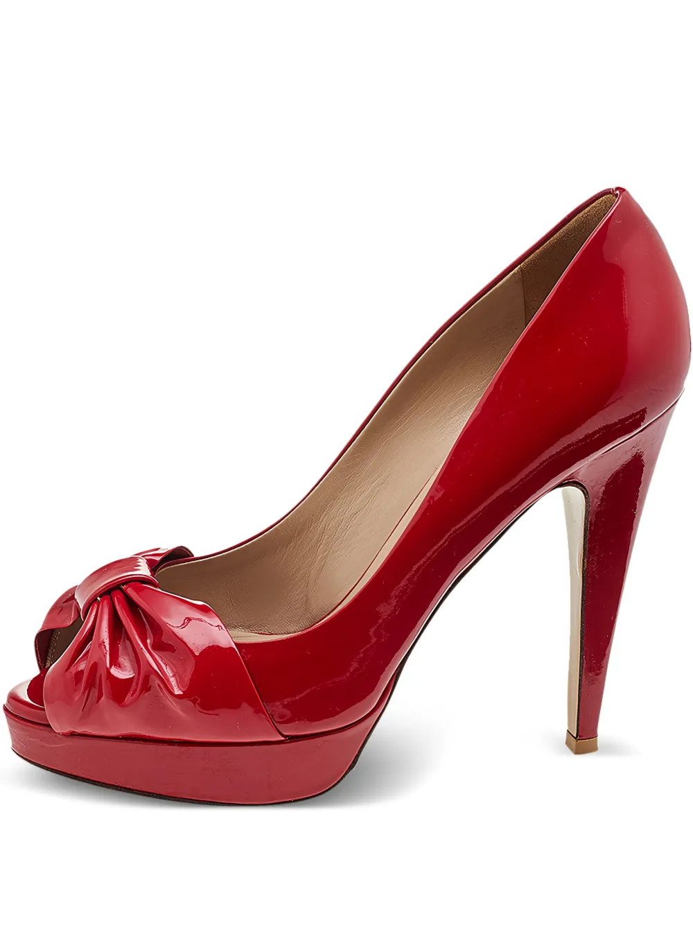 Pre-owned Valentino Garavani 120mm Leather Heeled Pumps