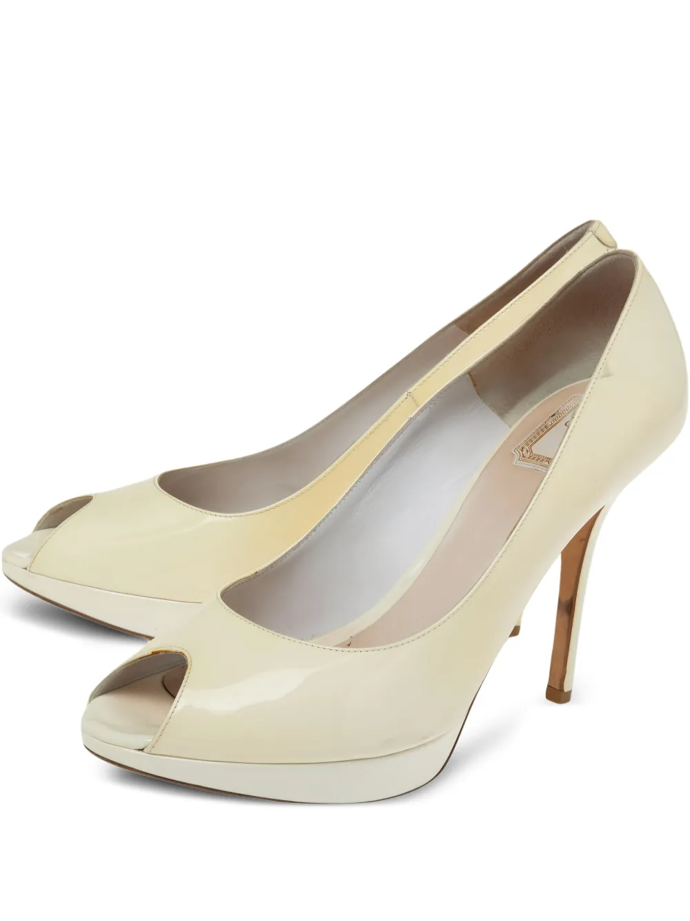 Christian Dior Pre-Owned 115mm Miss Dior pumps - ニュートラル Christian Dior Pre-Owned 115mm Miss Dior pumps - ニュートラル